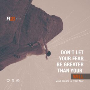 "Don't Let Fear..." Social Media Post